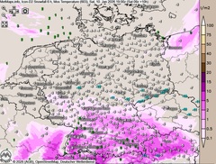 Temperatursturz mit Dunkelheit