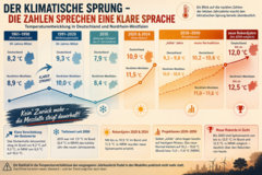 Der neue klimatische Standard: Wie sich die Temperaturen bis 2050 verschieben