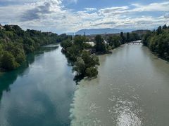 Zwei Flüsse, zwei Farben