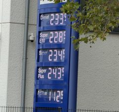 Rekordpreise an den Zapfsäulen