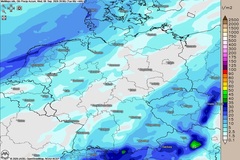 Kaltfront bringt kräftigen Regen an der See
