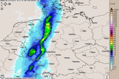 Regen breitet sich aus