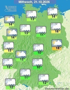 Tiefdruckausl&auml;ufer bringt Wetterwechsel